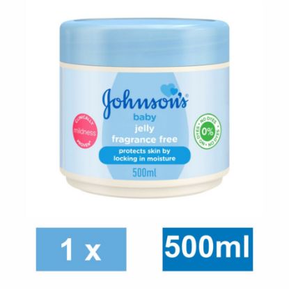 Picture of JOHNSONS BABY JELLY BLUE FRAGRANCE FREE 1x500ml