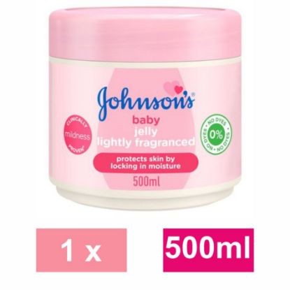 Picture of JOHNSONS BABY JELLY  PINK LIGHTLY FRAGRANCED 1x500ml