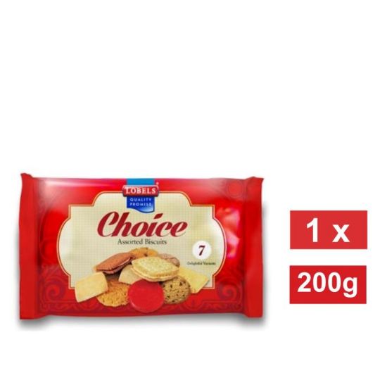 Picture of LOBELS CHOICE ASSORTED BISCUITS 200g