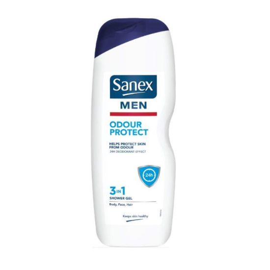 Picture of SANEX MEN ODOUR PROTECTOR SHOWER & BODY WASH GEL 750ml