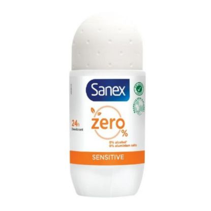 Picture of SANEX MEN ZERO SENSITIVE ANTI PERSPIRANT ROLL ON 50ml 