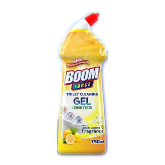 Picture of BOOM FORCE LEMON FRESH TOILET CLEANER GEL 750ml  