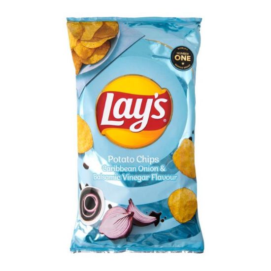 Picture of LAY'S CARIBBEAN ONION & BALSAMIC VINEGAR FLAVOURED POTATO CHIPS 70g