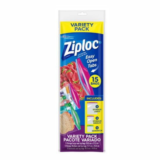 Picture of ZIPLOC POUCH VARIETY BAGS 15’s