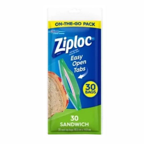 Picture of ZIPLOC POUCH SANDWICH BAGS 30’s 