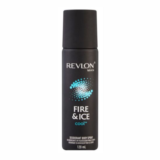 Picture of REVLON MAN PUB FIRE & ICE COOL DEODORANT BODY SPRAY 120ml   