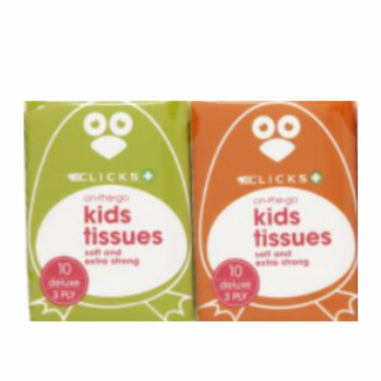Picture of CLICKS KIDS 3-PLY POCKET TISSUE 10's  