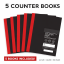 Picture of COUNTER BOOK A4 192 PGS 2 QUIRE 1x5