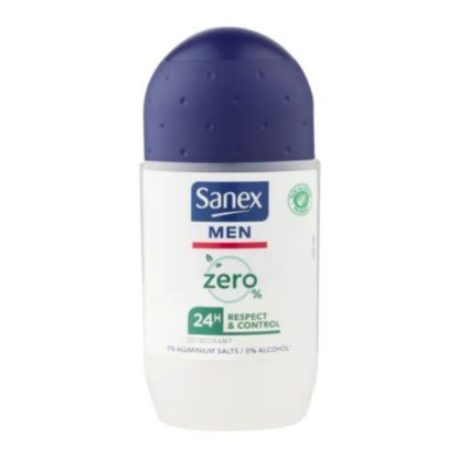 Picture of SANEX MEN ZERO RESPECT & CONTROL ANTI PERSPIRANT ROLL ON 50ml 
