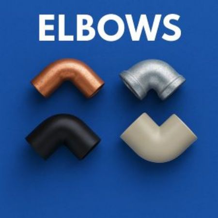 Picture for category  Elbows - Copper, Galvanized, Polyethylene, Pvc