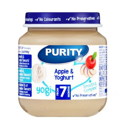 Picture of PURITY SECOND FOOD APPLE & YOGHURT JAR 125ML 