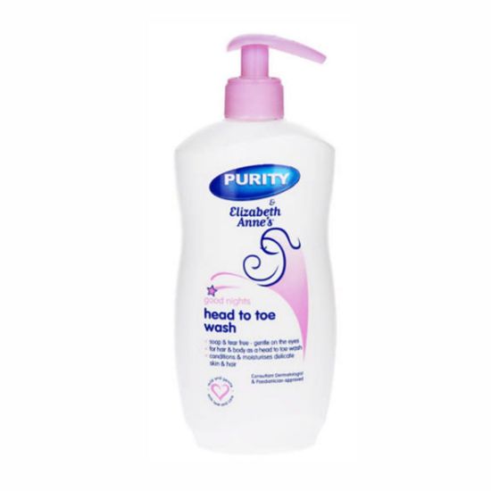 Picture of PURITY GOOD NIGHTS HEAD TO TOE BABY WASH 500ml