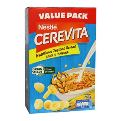 Picture of NESTLE CEREVITA CORN & BANANA INSTANT CEREAL 750g (BOX)