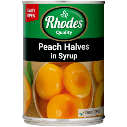 Picture of RHODES PEACH HALFS IN SYRUP 410g