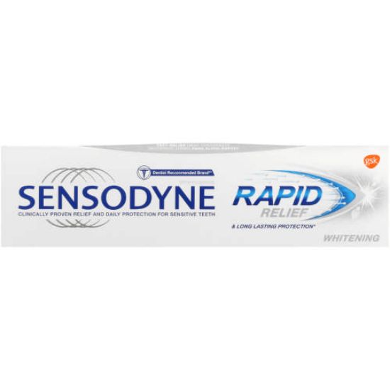 Picture of SENSODYNE TOOTH PASTE - RAPID RELIEF WHITENING 75ml 