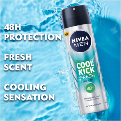 Picture of NIVEA MEN DEODORANT SPRAY - COOL KICK FRESH 150ml