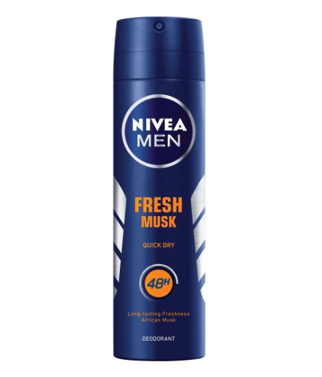 Picture of NIVEA MEN DEODORANT SPRAY - FRESH MUSK 150ml