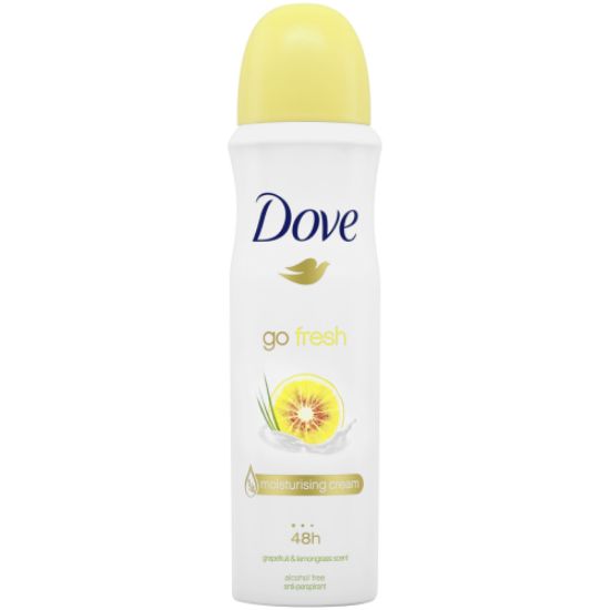 Picture of DOVE LADIES DEODORANT ANTI PERSPIRANT - GRAPEFRUIT & LEMONGRASS 150ml