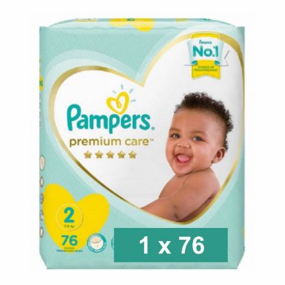 Picture of PAMPERS S2 PREMIUM CARE 1x76