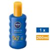 Picture of NIVEA SUN PROTECT & MOISTURE SUN SUNSCREEN SPRAY SPF50+ 200ml