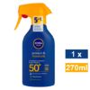 Picture of NIVEA SUN SUNSCREEN PROTECT & MOISTURE TRIGGER SPRAY SPF50+ 270ml 