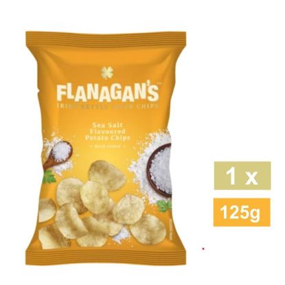 Picture of FLANAGAN'S SEA SALT KETTLE FRIED CHIPS 125g