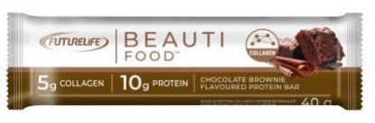 Picture of FUTURELIFE BEAUTI FOOD CHOCOLATE BROWNIE FLAVOURED PROTEIN BAR 40g 