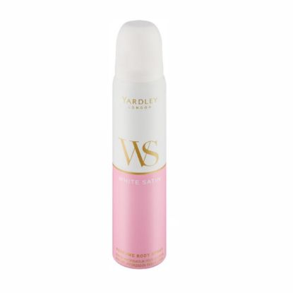 Picture of YARDLEY LONDON WHITE SATIN PERFUME BODY SPRAY 90ml  