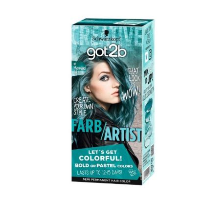Picture of SCHWARZKOPF GOT2B COLOUR ARTIST MERMAID GREEN 097 HAIR COLOUR 80ml 