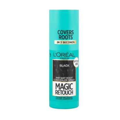 Picture of LOREAL PARIS MAGIC RETOUCH BLACK INSTANT ROOT CONCEALER SPRAY 75ML  