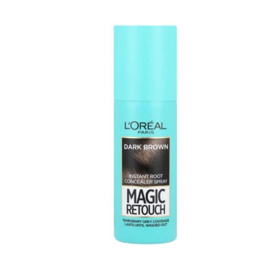 Picture of LOREAL PARIS MAGIC RETOUCH DARK BROWN INSTANT ROOT CONCEALER SPRAY 75ML 