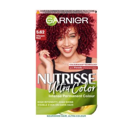 Picture of GARNIER NUTRISSE CREME NO. 5.62 VIBRANT RED DEEP NOURISHING PERMANENT HAIR COLOUR 172g
