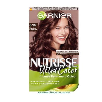 Picture of GARNIER NUTRISSE CREME NO. 5.25 FROSTED CHESTNUT DEEP NOURISHING PERMANENT HAIR COLOUR 172g  