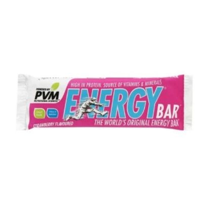 Picture of PVM STRAWBERRY ENERGY BAR 45g 