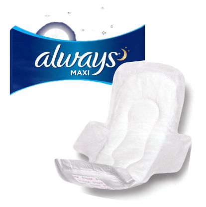 Picture of ALWAYS NIGHT MAXI THICK EXTRA LONG SANITARY PADS XL 16's 
