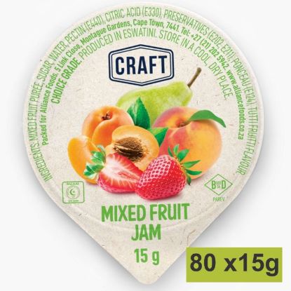 Picture of CRAFT MINI JAM PORTIONS - MIXED FRUIT 80x15g 
