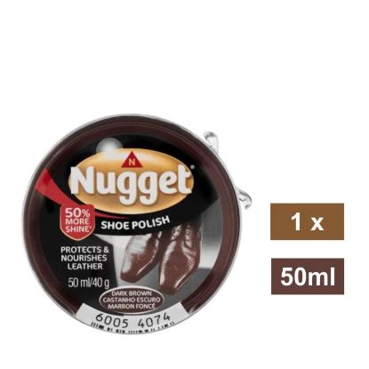 Picture of NUGGET DARK BROWN SHOE POLISH 50ml 
