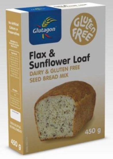 Picture of  GLUTAGON FLAX & SUNFLOWER LOAF GLUTEN FREE 450g 