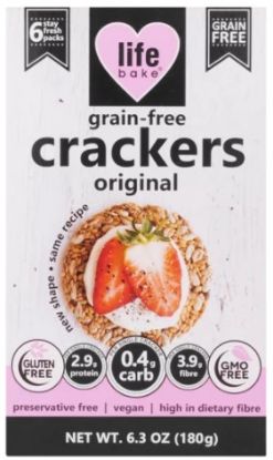 Picture of LIFE BAKE ORIGINAL GLUTEN FREE CRACKERS 180g