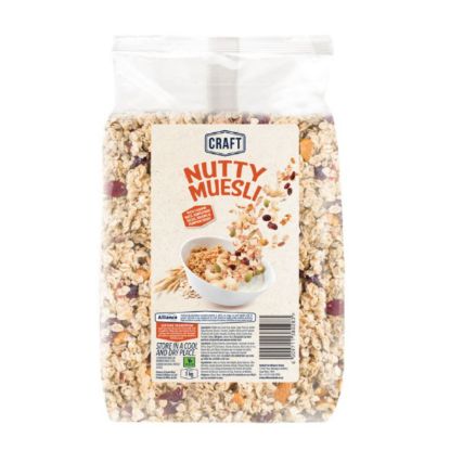 Picture of CRAFT NUTTY MUESLI 1KG