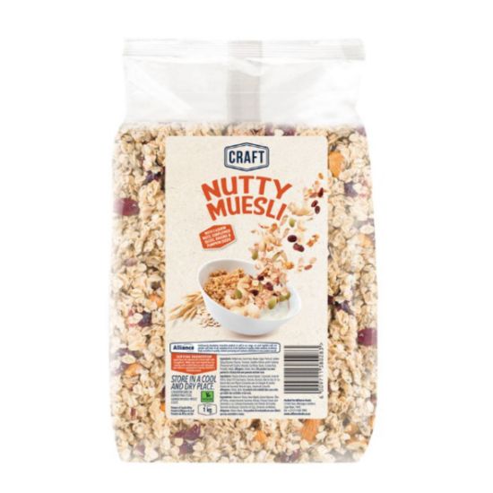 Picture of CRAFT NUTTY MUESLI 1KG