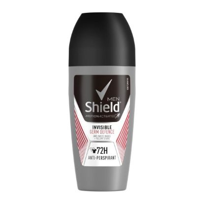 Picture of SHIELD MEN INVISIBLE GERM DEFENCE ANTI-PERSPIRANT ROLL ON 50ml 