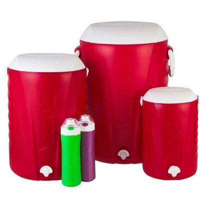 Picture of TANK ROUND 5 PIECE COOLER BOX - RED