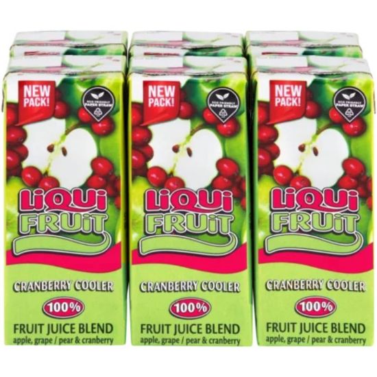 Picture of LIQUIFRUIT 100% CRANBERRY JUICE 6x200ml