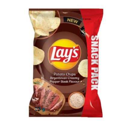 Picture of LAY'S ARGENTINIAN CREAM PEPPER STEAK FLAVOURED POTATO CHIPS 23g