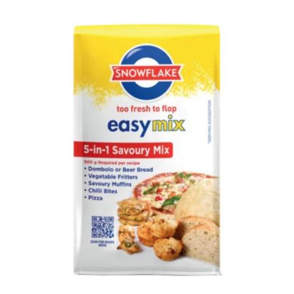 Picture of SNOWFLAKE EASYMIX 5 in 1 SAVOURY MIX 1KG