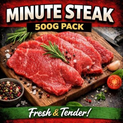 Picture of MINUTE STEAK 500G