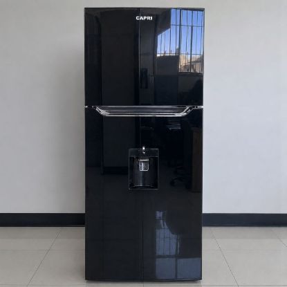 Picture of 390L TOP FREEZER/BOTTOM FRIDGE - WATER DISPENSER - GLASS DOOR MIRROR