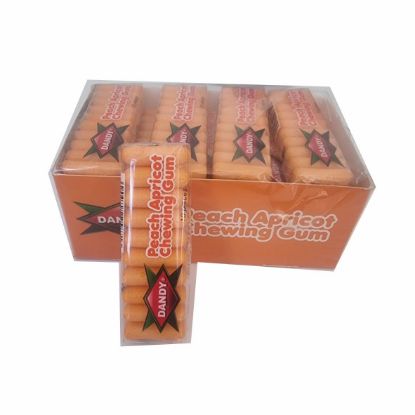 Picture of DANDY SUGAR FREE PEACH APRICOT CHEWING GUM 14.5G  