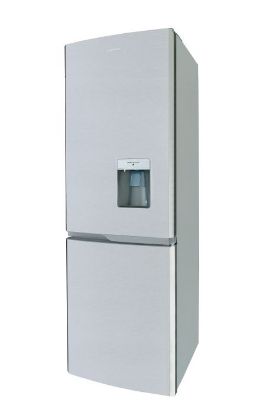 Picture of CAPRI TOP FRIDGE / BOTTOM FREEZER WITH WATER DISPENSER SILVER 350L